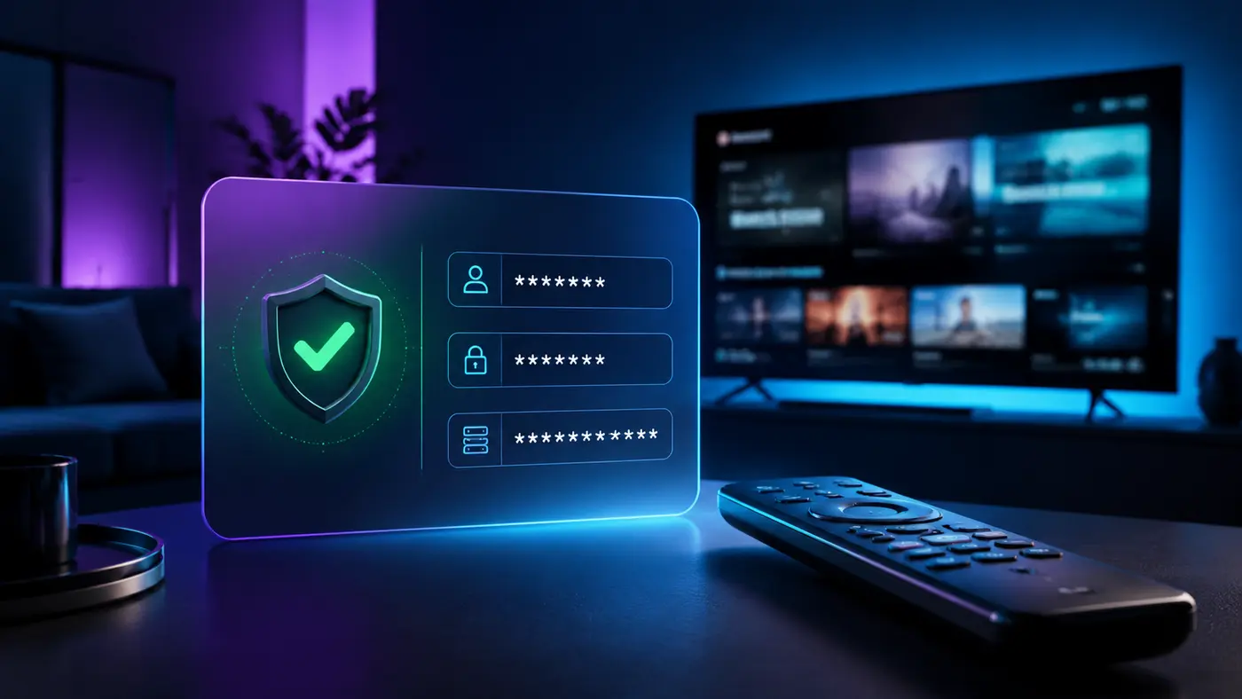 Code IPTV sécurisé pour Smart TV et appareils compatibles