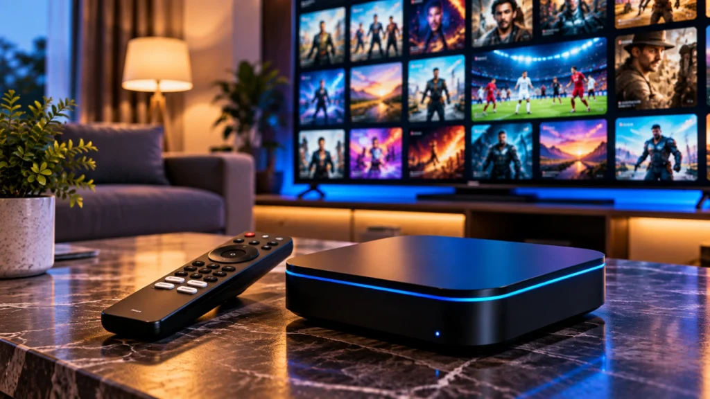 IPTV Hottest 2026 sur TV avec box IPTV