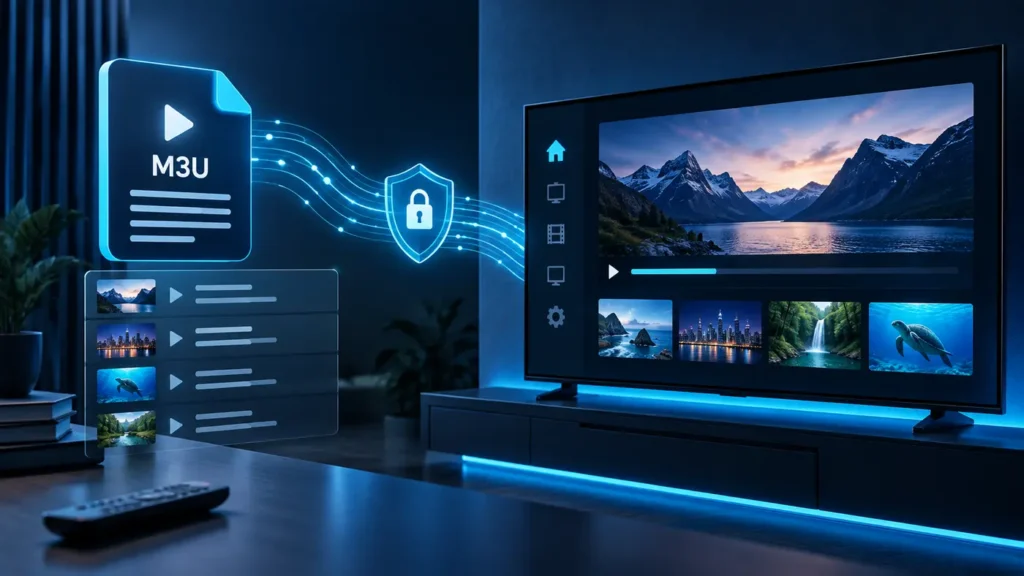 M3U IPTV : format et configuration d’une playlist